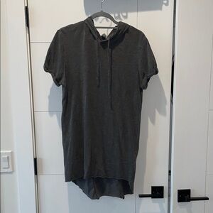 Divided Casual Gray Hoodie T-Shirt for Men